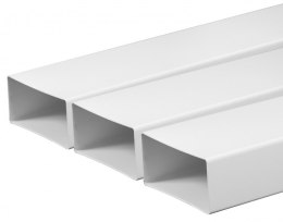 Flat PVC duct white 150x75 Awenta