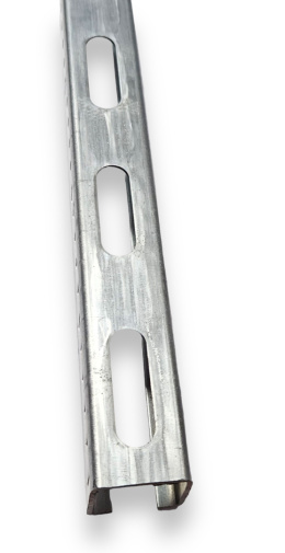 Perforated C-profile 30x30